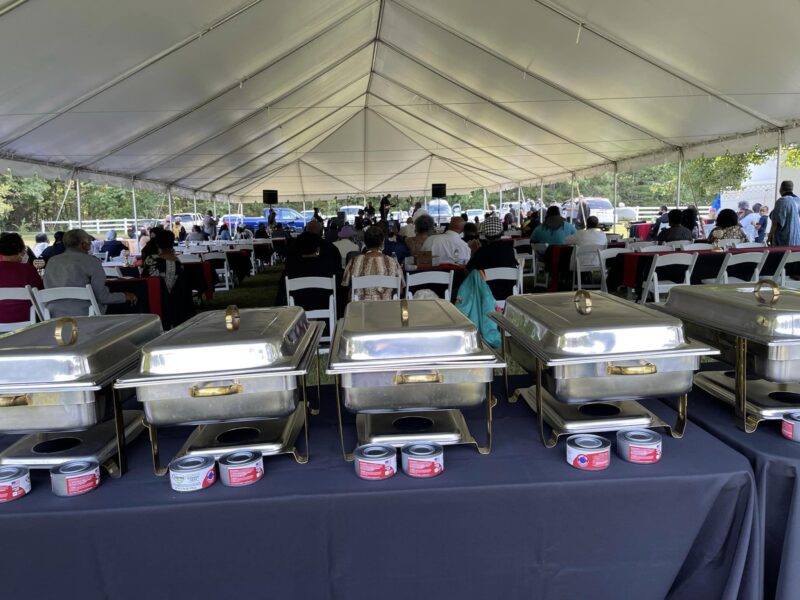 Outdoor wedding ceremony, white wedding tent, folding chairs, Richmond Wedding Tent, Fredericksburg Virginia Wedding Tent, Home Wedding, At Home Wedding, Tent Rental, Rent a Tent, Backyard Wedding, Tables, Chairs, Linens, DIY Wedding, Stage